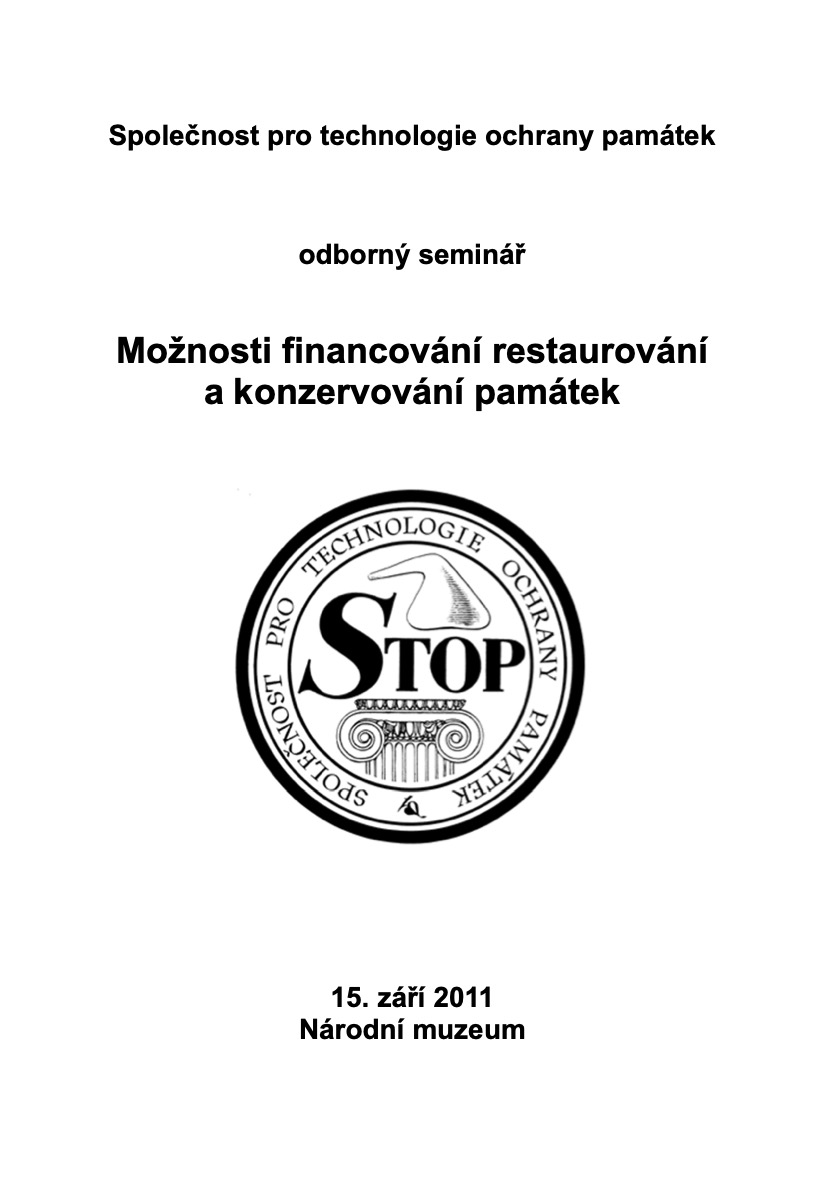 Možnosti financování restaurování a konzervování památek